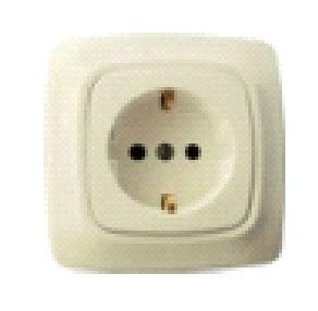 PRIZA SIMPLA ST CU CP LUX 62438